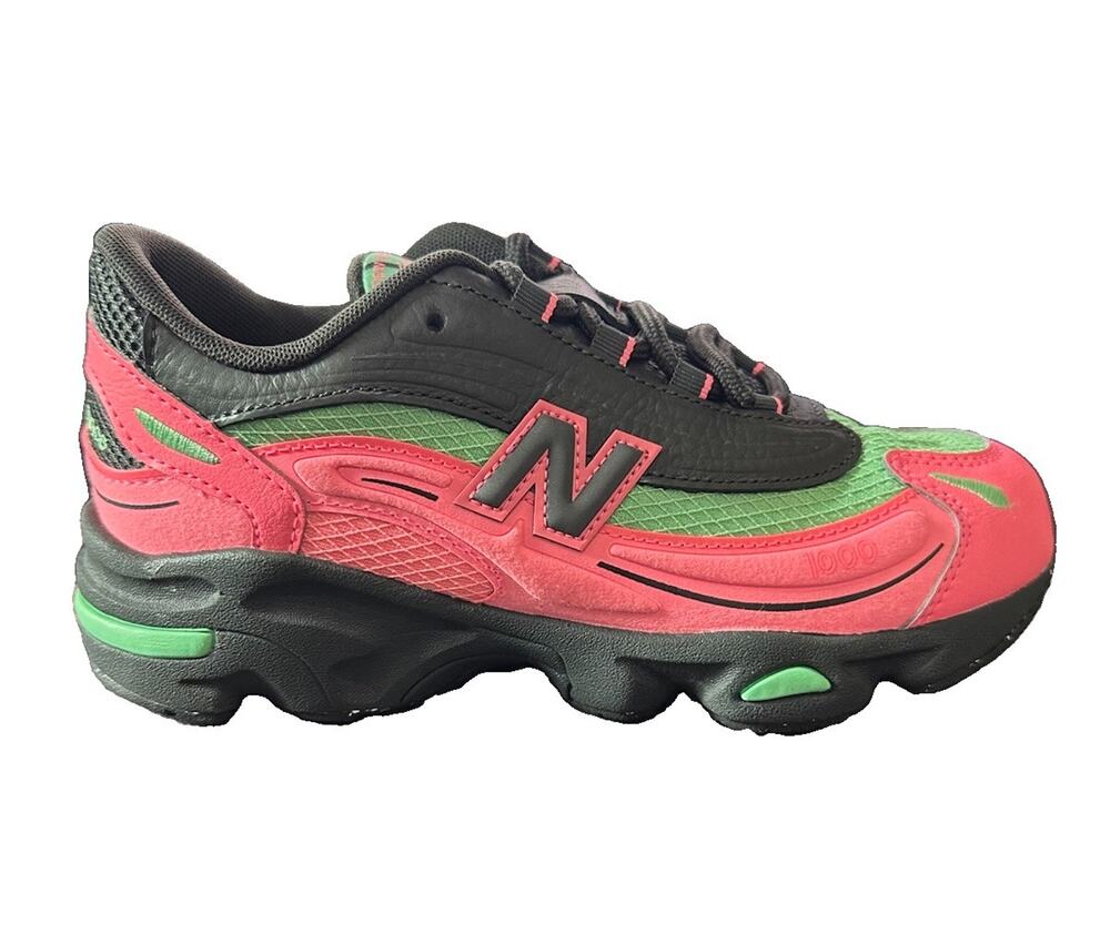 New Kids Size 6.5 New Balance 1000 Sneakers Pink Black Green GC1000DM WOMEN'S 8